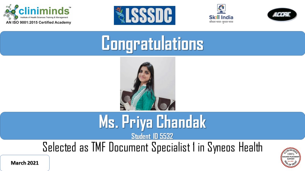 Cliniminds Drug Regulatory Affairs Placements